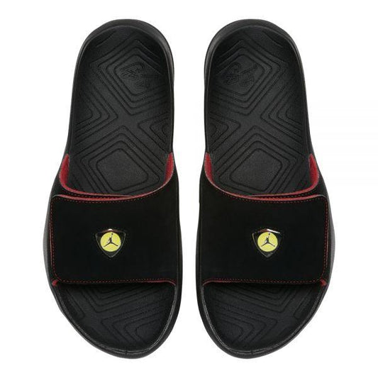 Jordan Men's Hydro 7 Black/Red/Yellow Slide - Obeezi