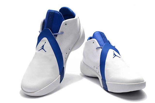 Jordan Ultra Fly 3 White Royal Blue Men's Basketball Shoes - Obeezi