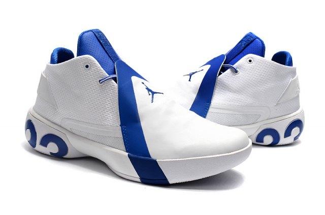 Jordan Ultra Fly 3 White Royal Blue Men's Basketball Shoes - Obeezi