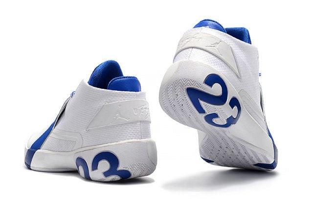 Jordan Ultra Fly 3 White Royal Blue Men's Basketball Shoes - Obeezi