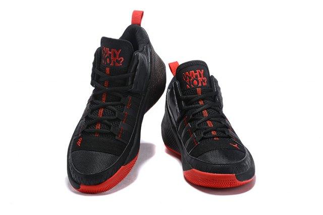 Jordan Why Not Zer0. 2 Black University Red Men's Basketball Shoes - Obeezi