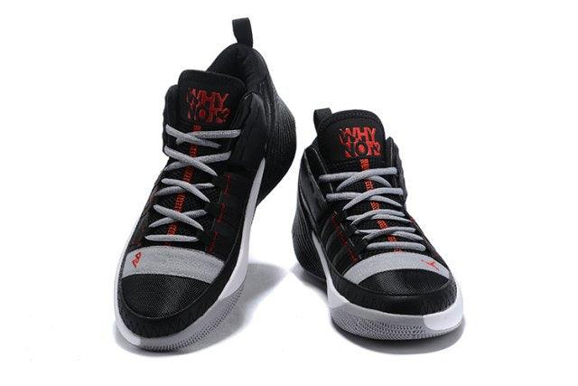 Jordan Why Not Zer0. 2 White Grey Black Red Men's Basketball Shoes - Obeezi