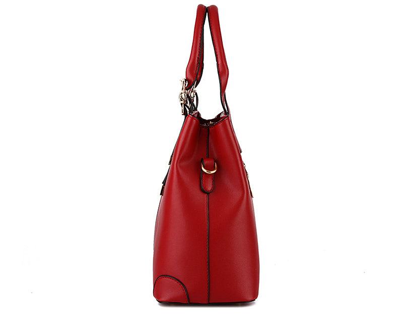 Kattee Style Genuine Leather Tote Bag Skyblue - Obeezi.com