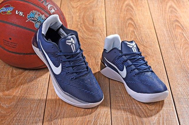 Kobe 2019 AD Mamba Navy Blue White Sneakers - Obeezi