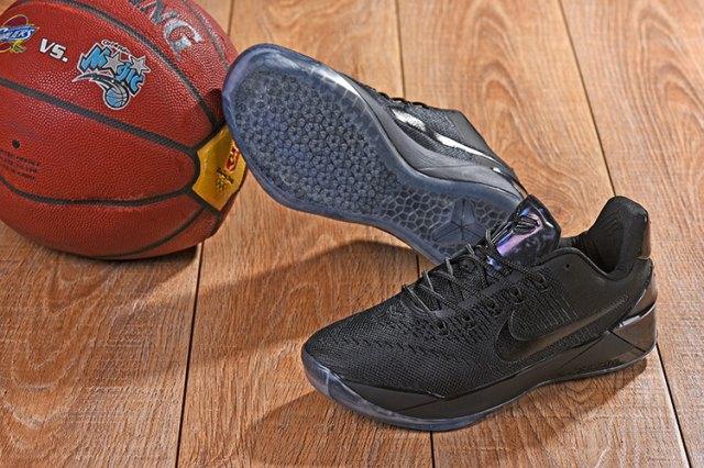 Kobe AD Mamba Black Basketball Sneakers - Obeezi
