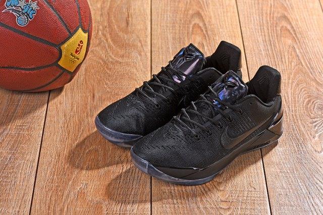 Kobe AD Mamba Black Basketball Sneakers - Obeezi