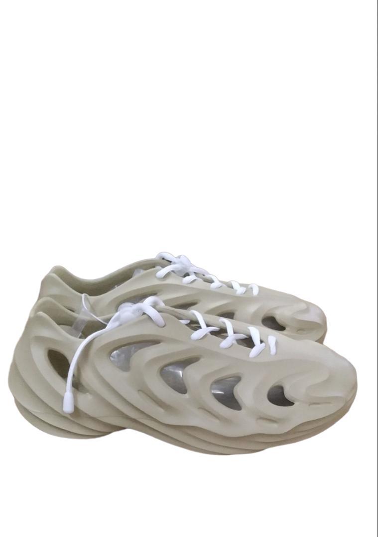 KW Yeezy Breathable Designer Foam Sneakers -Cream - Obeezi.com