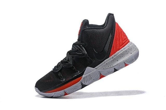 Kyrie 5 Black Red Men's Basketball Irving Sneakers - Obeezi