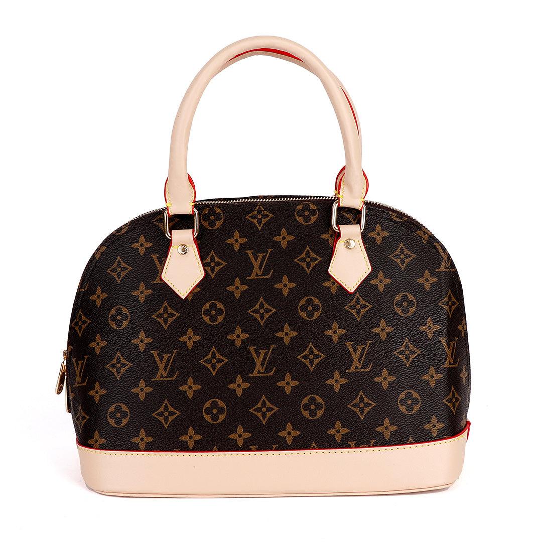 L V Monogram Deauville Boston Grab Bag- Biege - Obeezi.com