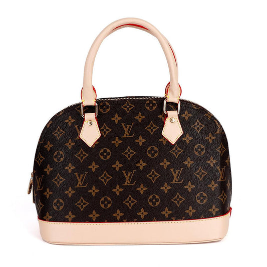 L V Monogram Deauville Boston Grab Bag- Biege - Obeezi.com