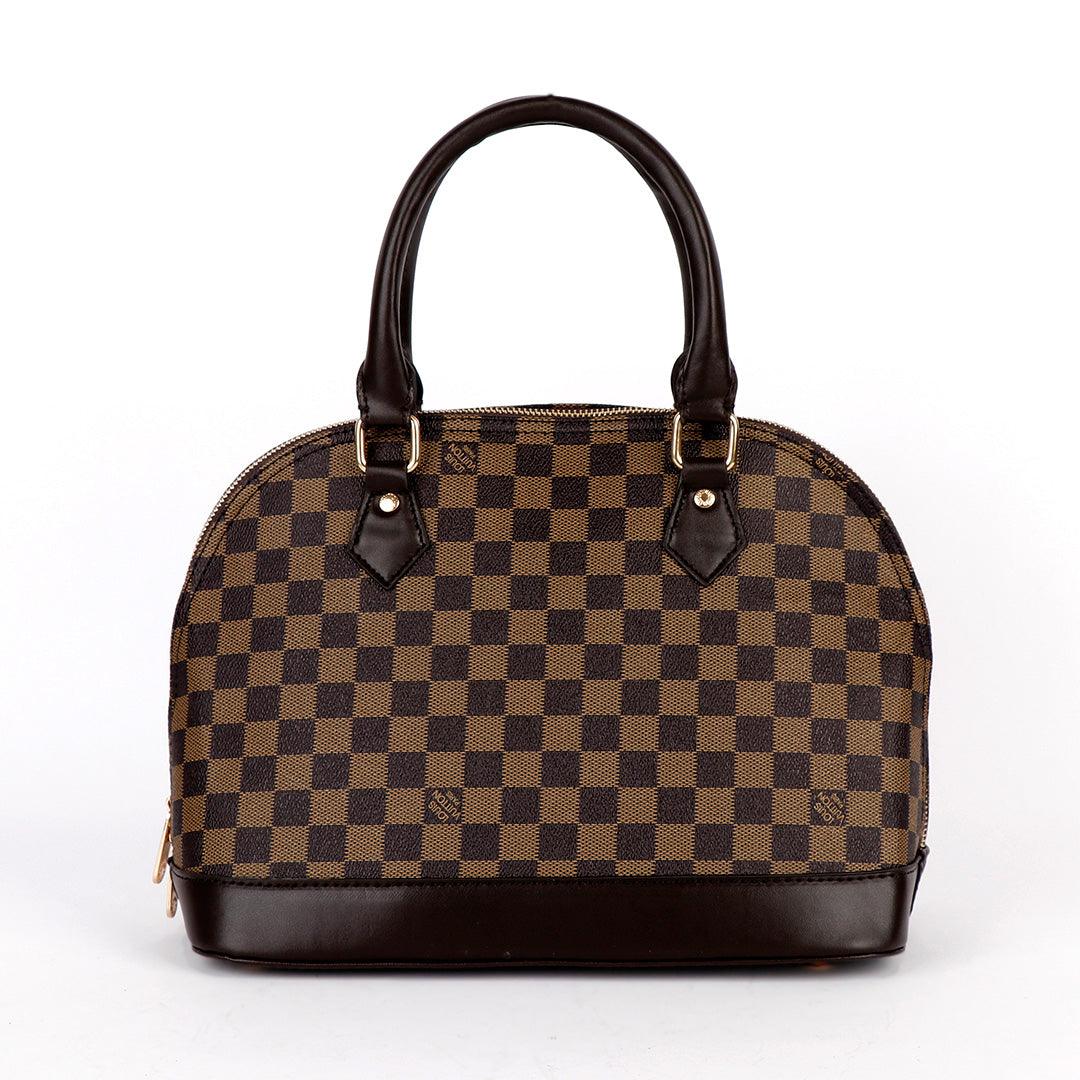 L V Monogram Deauville Boston Grab Bag- Brown - Obeezi.com