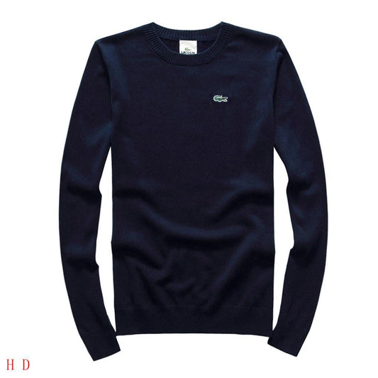 Lacoste Design Crested Fit Navy Blue Cardigan - Obeezi