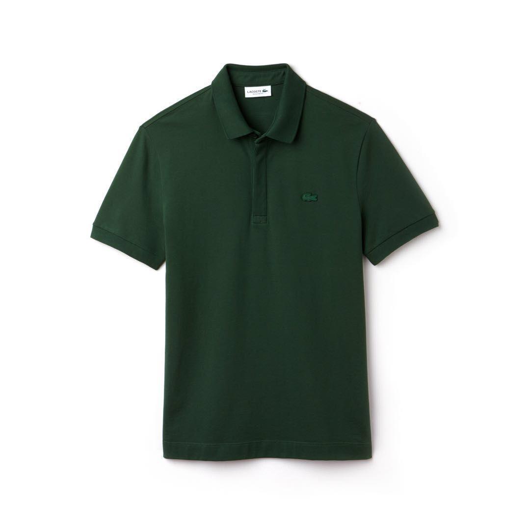 Lacoste Design Custom fits Men's Short Sleeve Polo-Green - Obeezi