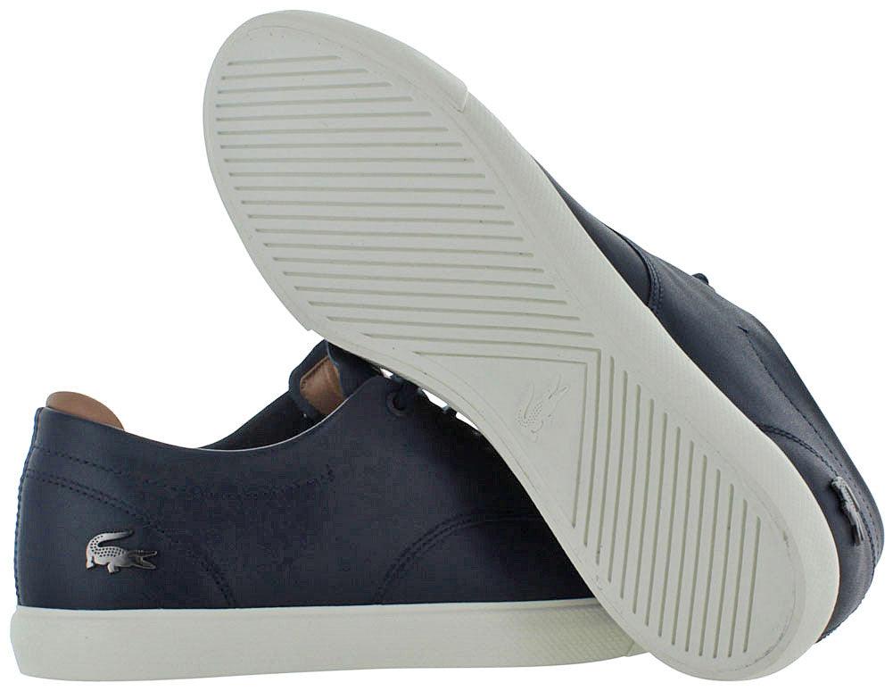 Lacoste Espere Men's dark blue Leather Fashion Sneakers Shoes - Obeezi