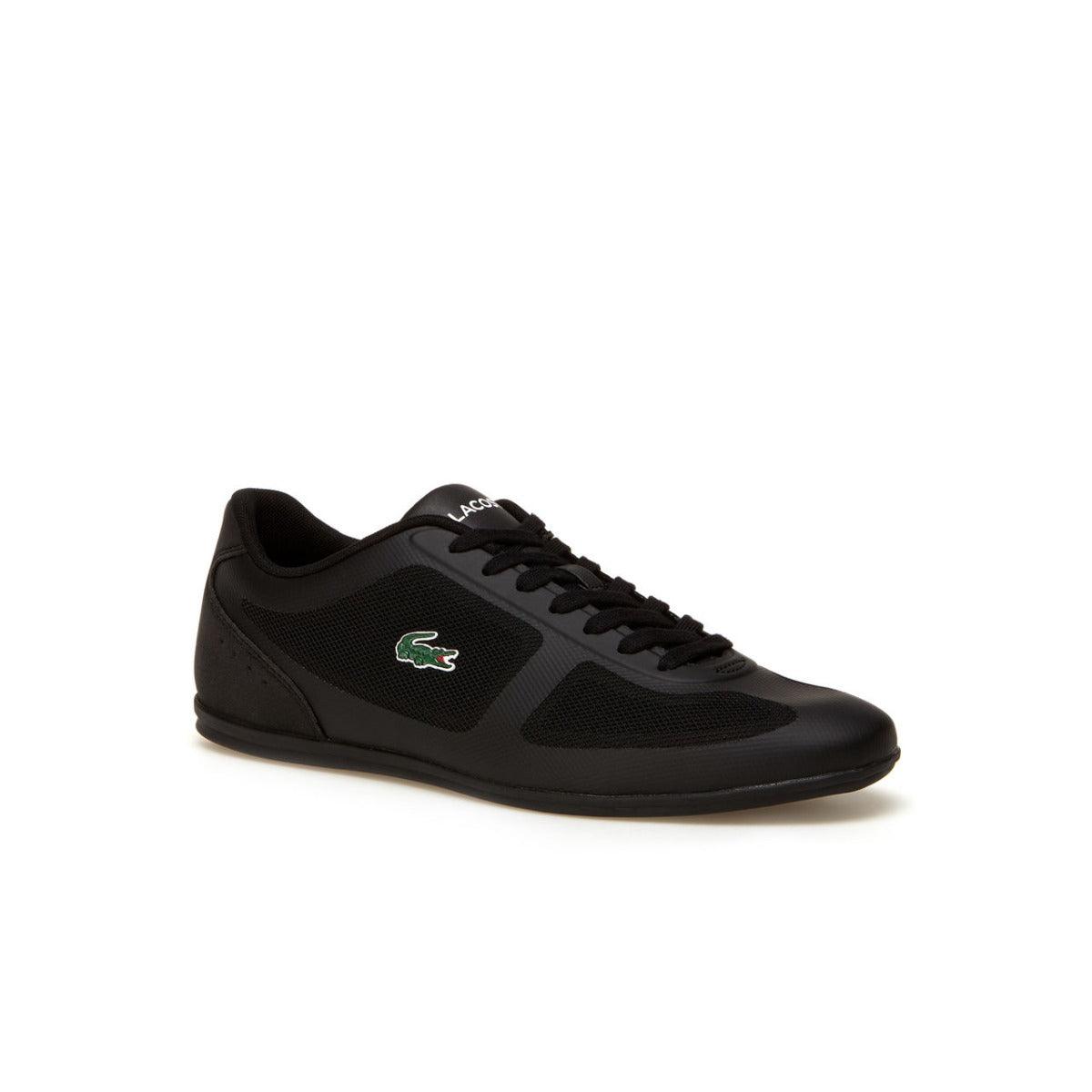 Lacoste Men's Misano Evo Textile Trainers Black - Obeezi