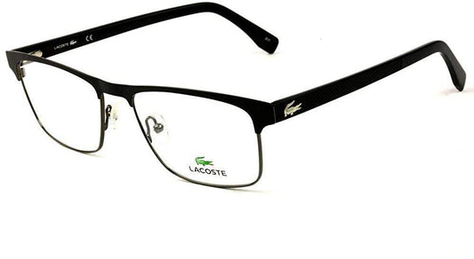Lacoste Silver Framed Black Sunglasses - Obeezi.com
