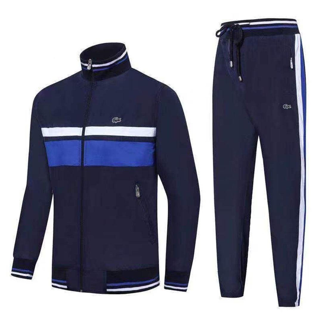 Lacoste Track Suit Fashionable With Small Pony -Blue - Obeezi