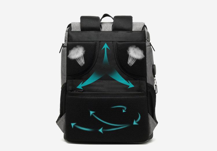 Large Capacity Multi-pocket Outdoor Backpack-Black - Obeezi.com