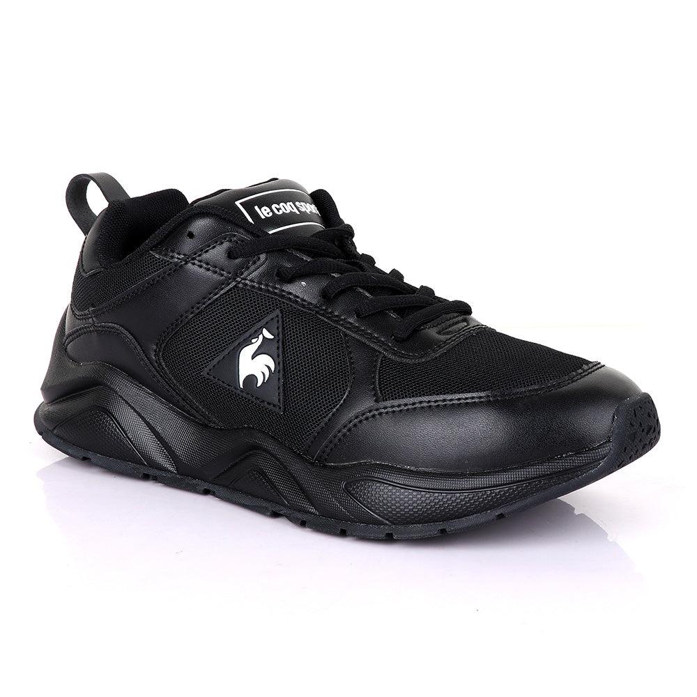 Le Coq Sportif Black Mesh Sneakers - Obeezi