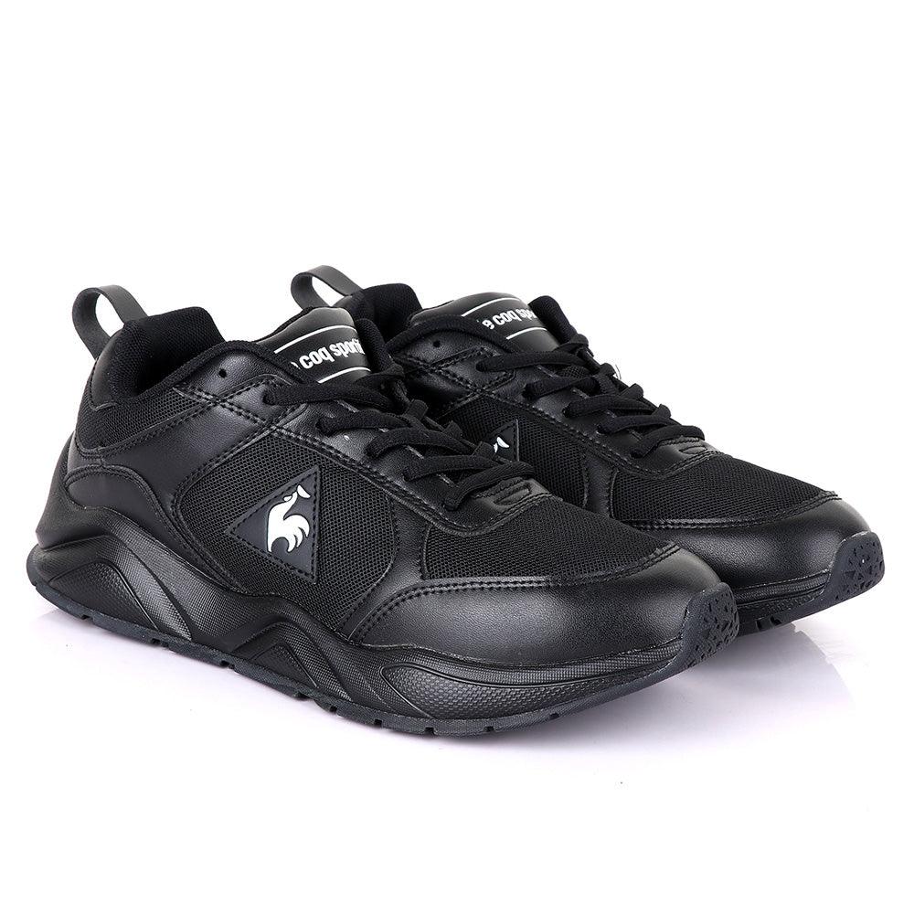 Le Coq Sportif Black Mesh Sneakers - Obeezi
