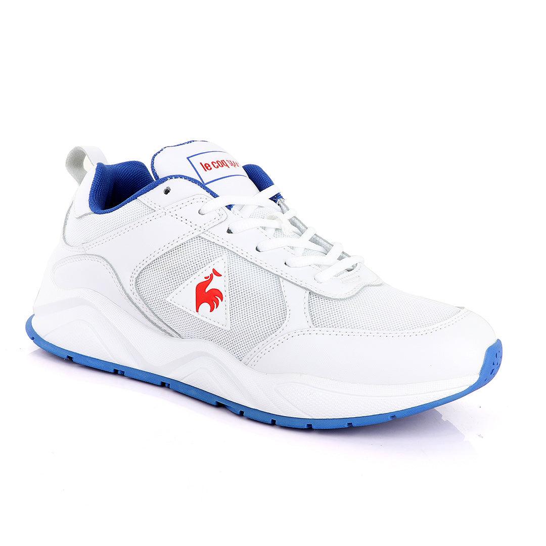 Le Coq Sportif White Mesh Sneakers - Obeezi
