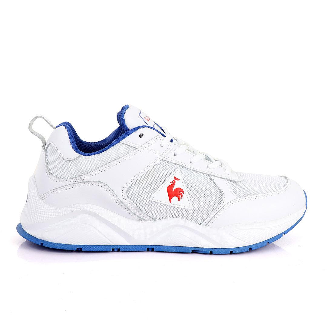 Le Coq Sportif White Mesh Sneakers - Obeezi