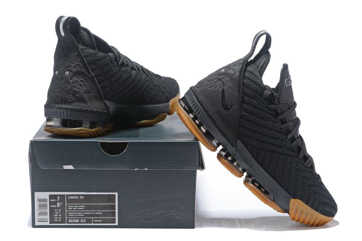 LeBron 16 ALLBlack Platinum Sneaker - Obeezi