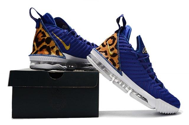 LeBron 16 Champion Royal Blue White Men's Basketball Shoes - Obeezi