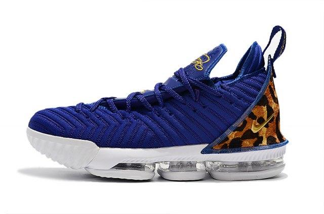 LeBron 16 Champion Royal Blue White Men's Basketball Shoes - Obeezi