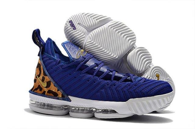 LeBron 16 Champion Royal Blue White Men's Basketball Shoes - Obeezi