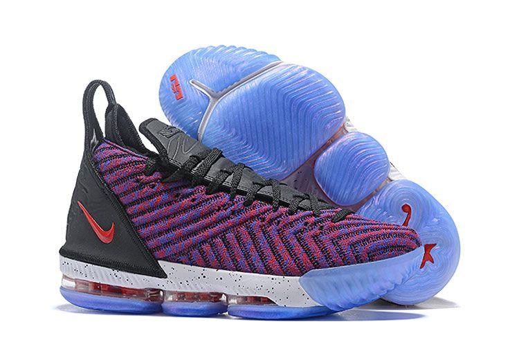 LeBron 16 Schuhe Court Purple/Black-White Sneakers - Obeezi