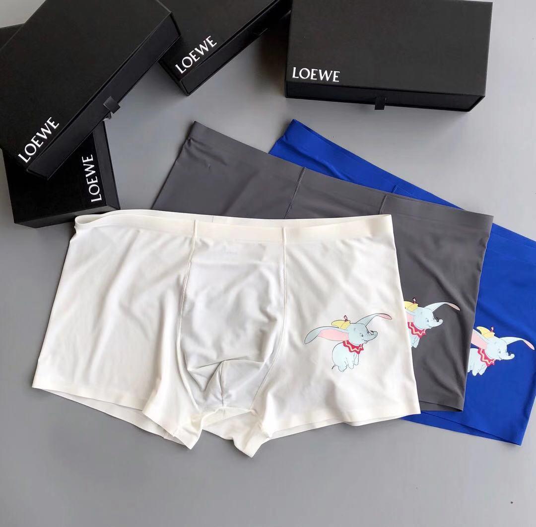Loe 3 In 1 Comfortable Body-Suited Blue, Grey And White Men's Boxers - Obeezi.com