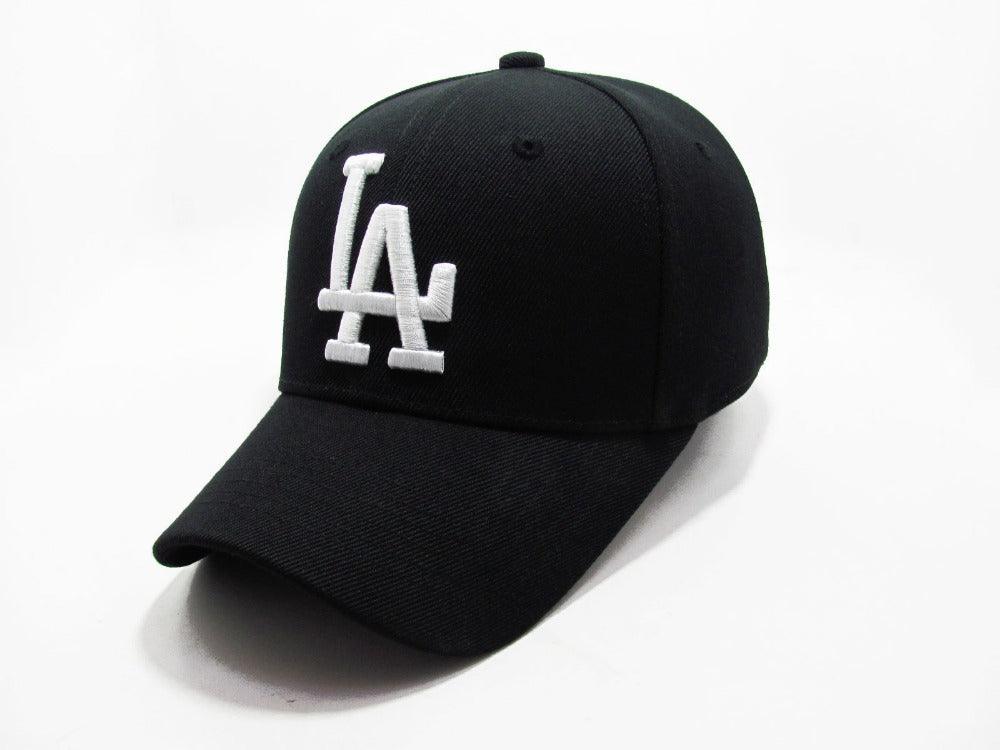 Los Angeles Baseball Dodgers Black White Cap - Obeezi.com