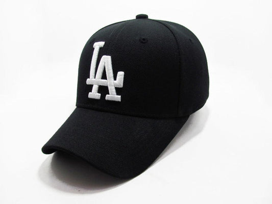 Los Angeles Baseball Dodgers Black White Cap - Obeezi.com