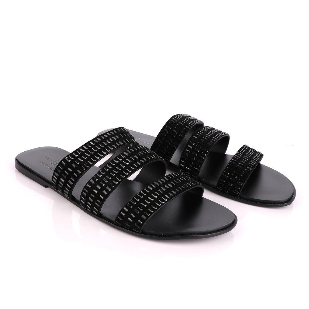 Louis Leeman Swarovski Crystal Studded Sandals - Obeezi