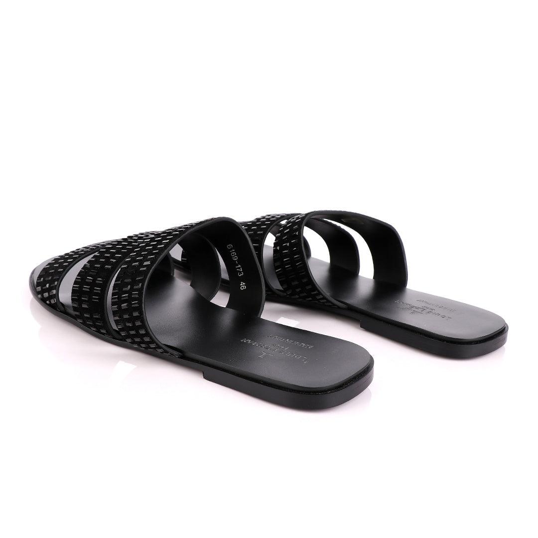 Louis Leeman Swarovski Crystal Studded Sandals - Obeezi