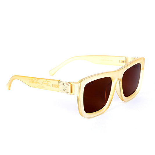Louis Vuitton Classic Crested Yellow and Brown Lens Sunglasses - Obeezi.com