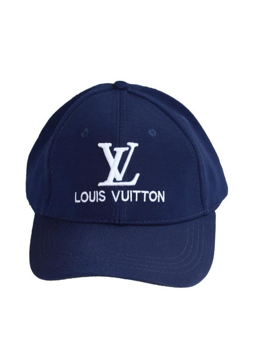 Louis Vuitton Cool Classics Adjustable Baseball Cap Navy blue - Obeezi.com