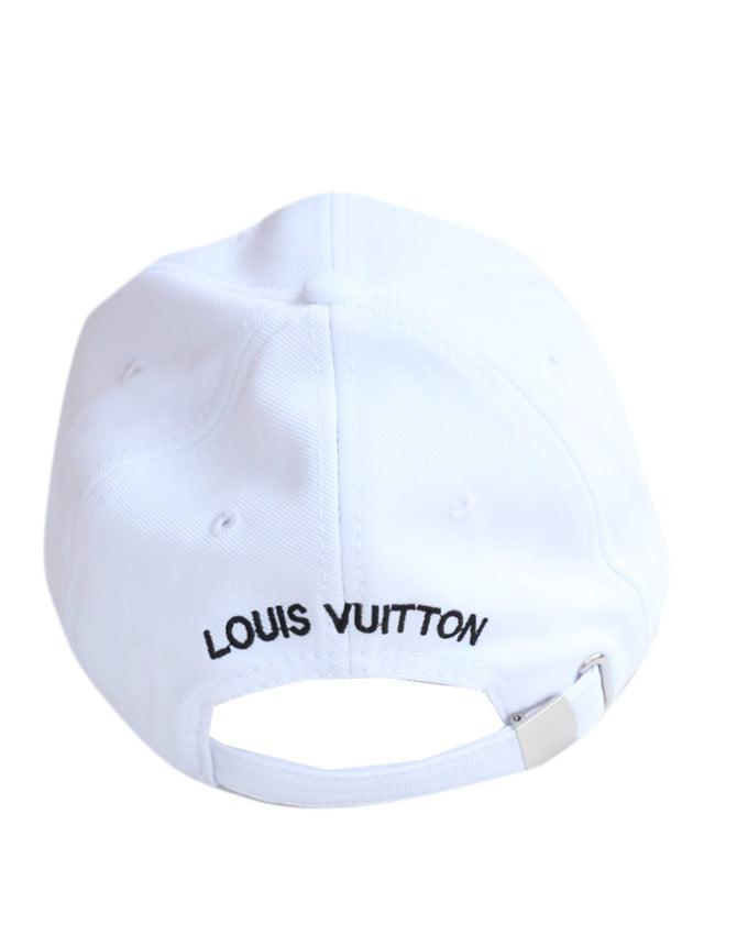Louis Vuitton Cool Classics Adjustable Baseball Cap White - Obeezi.com