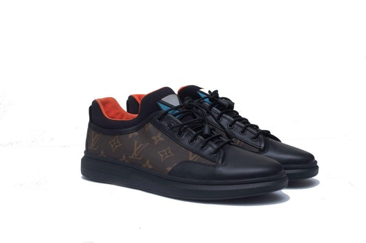 Louis Vuitton Monogram Eclipse Brown Sneakers - Obeezi