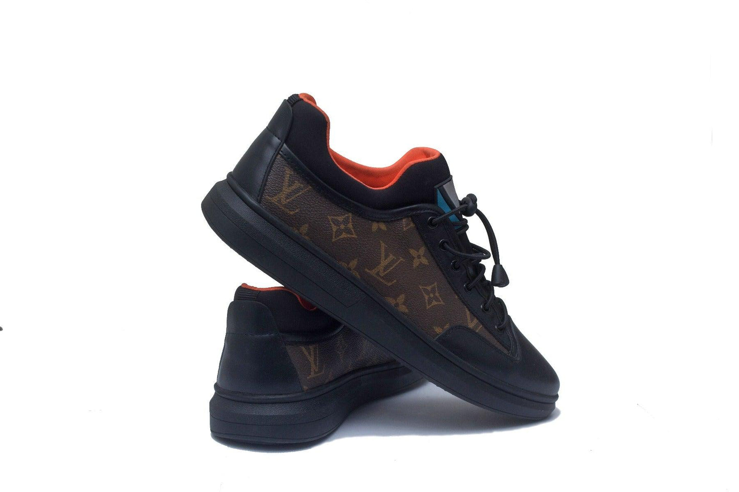 Louis Vuitton Monogram Eclipse Brown Sneakers - Obeezi