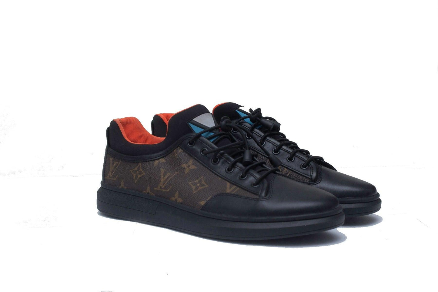 Louis Vuitton Monogram Eclipse Brown Sneakers - Obeezi