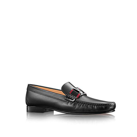 Louis Vuitton Montaigne Loafer Black Leather - Obeezi