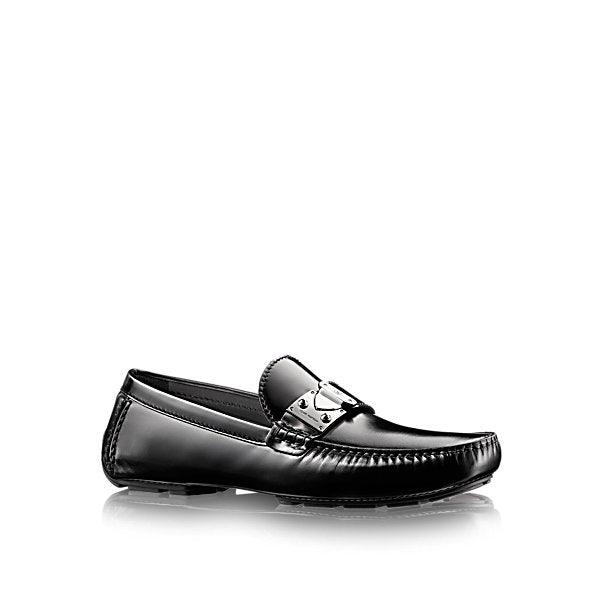 Louis Vuitton Racetrack Patent Moccasin - Black - Obeezi