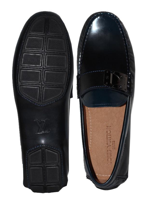 Louis Vuitton Racetrack Patent Moccasin - Navyblue - Obeezi