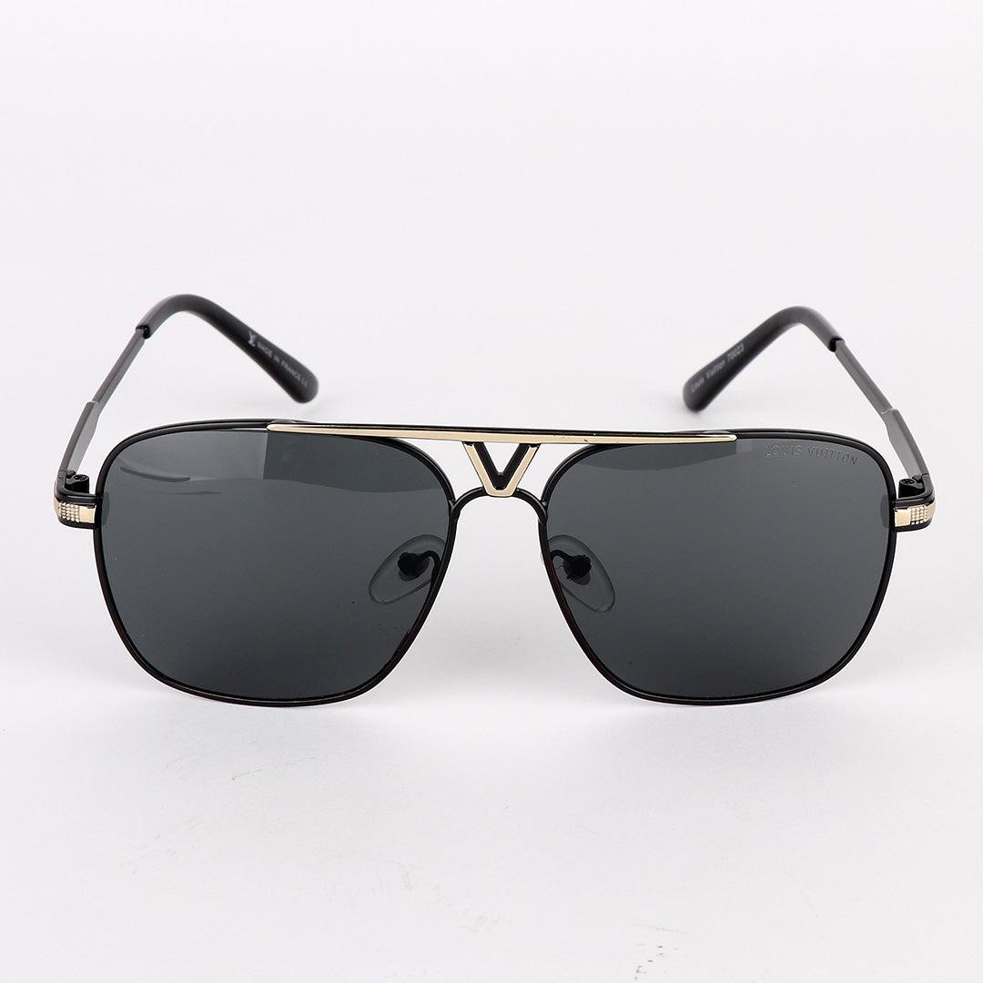 Louis Vuitton Space Mission Crested Black Sunglasses - Obeezi.com