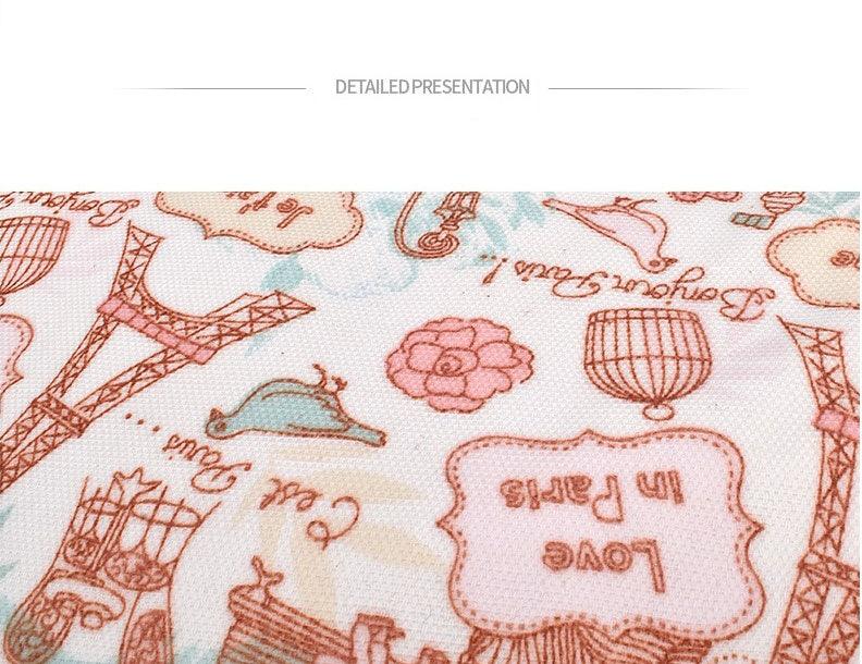 Love In Paris Designed Laptop Bag- Pink - Obeezi.com