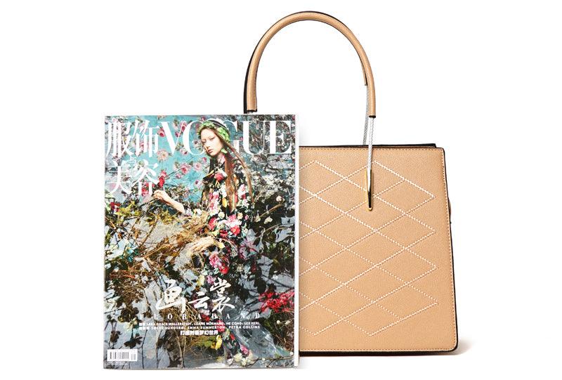 Luxury Women Designer Leather 2 in 1 Bag - Brown - Obeezi.com