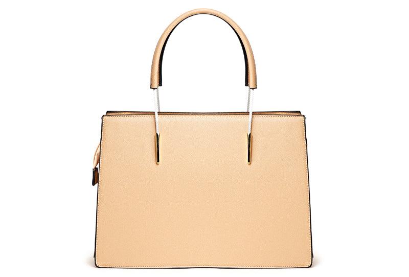 Luxury Women Designer Leather 2 in 1 Bag - Khaki - Obeezi.com