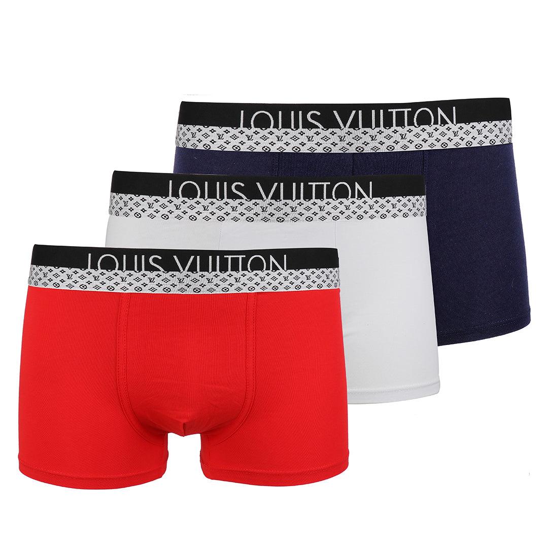 LV Paris Executive Embroidered Men's 3 In 1 Boxers - Obeezi.com